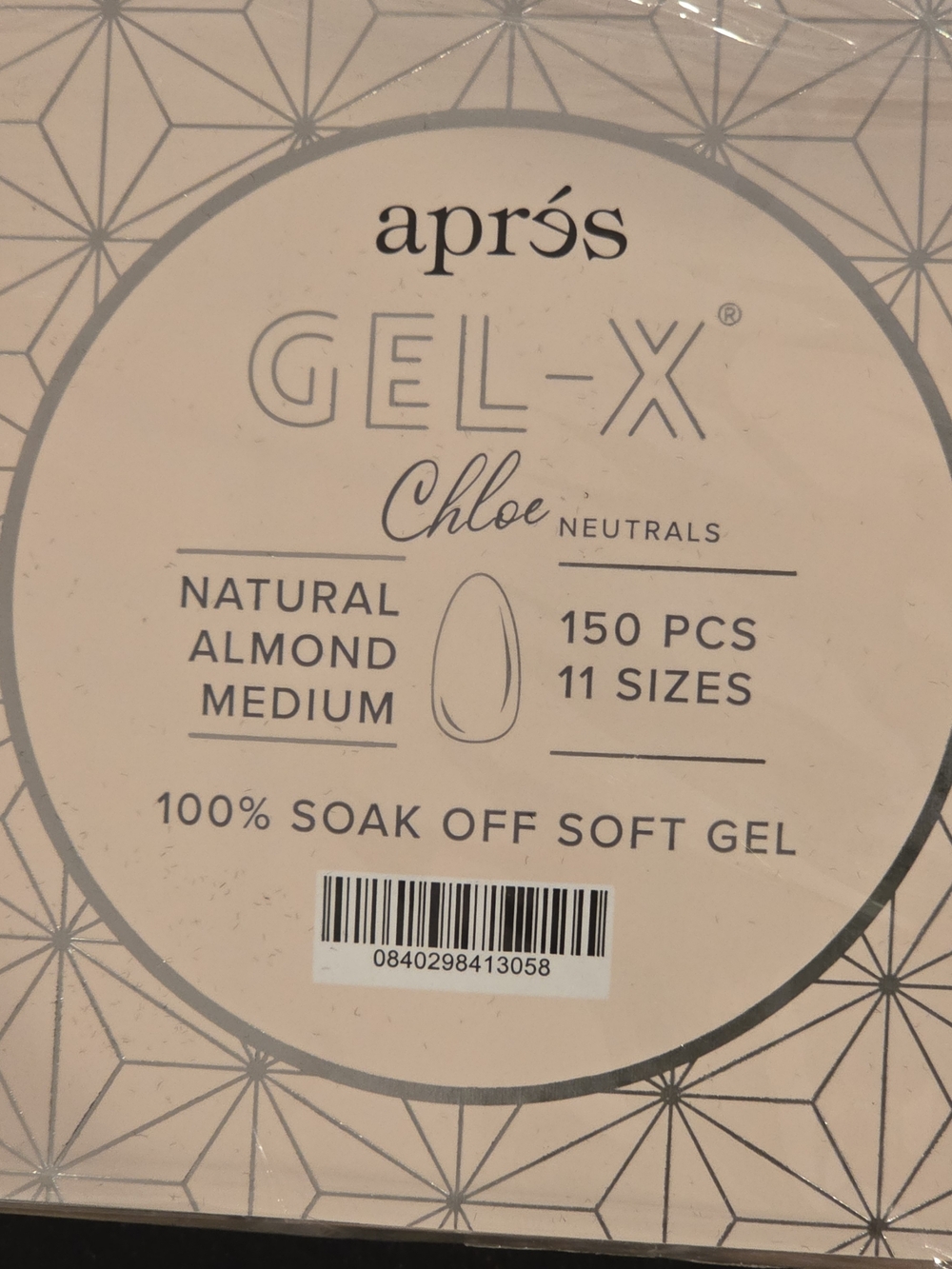 GEL-X Round Medium Short, Almond Soft Gel Nail Tips - White, Pink, Beige - Picture 10 of 10